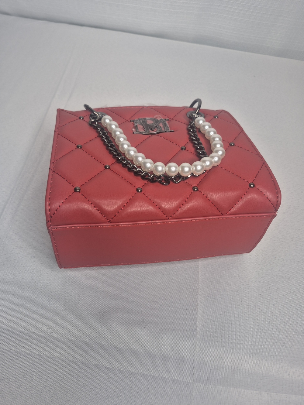 Badgley Mischka Red Handbag NWT - Picture 12 of 15
